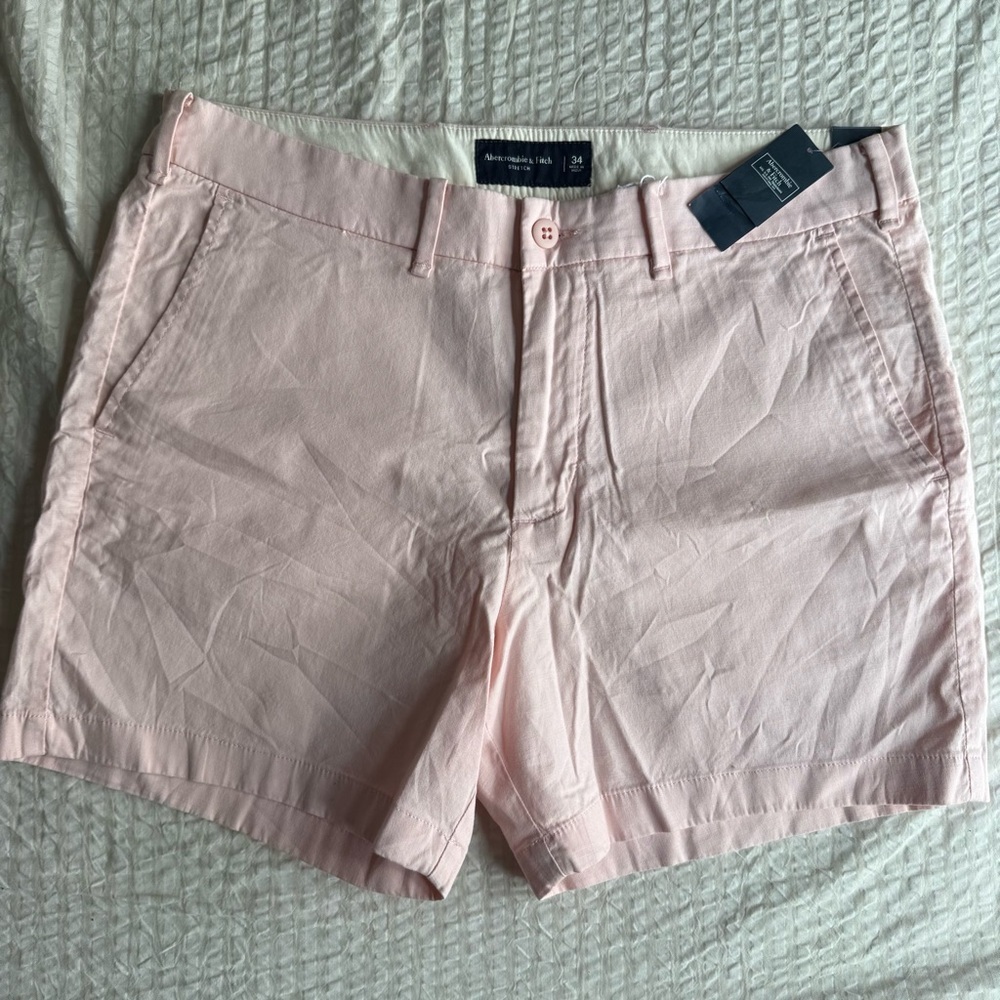 Abercrombie & Fitch‎ Stretch Soft Pink Shorts
